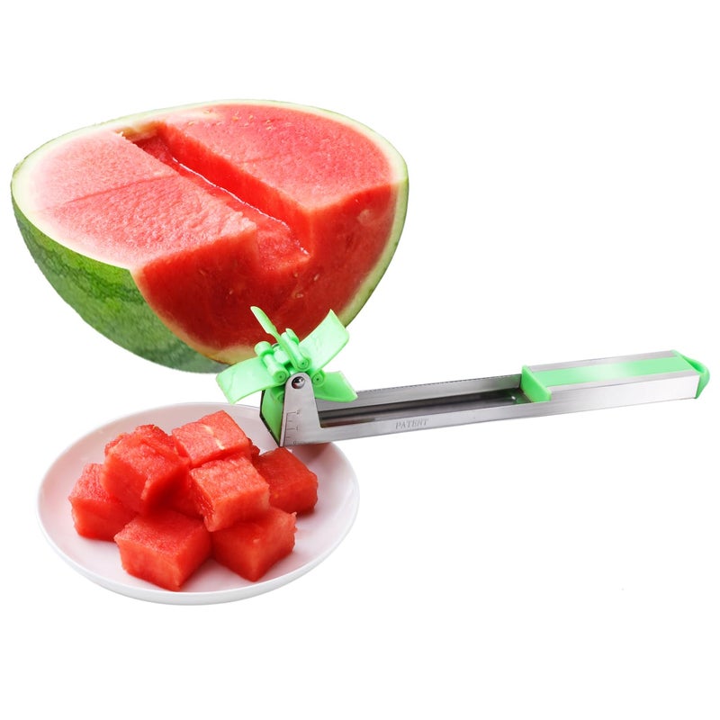 YIDADA Watermelon Slicer Cutter - Stainless Steel Knife Corer Fruit Vegetable Tools Kitchen Gadgets with Melon Baller Scoop Extra - Image 5